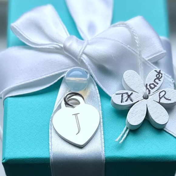 Tiffany & Co. Letter/Initial J Heart Charm, Medium - Picture 1 of 2